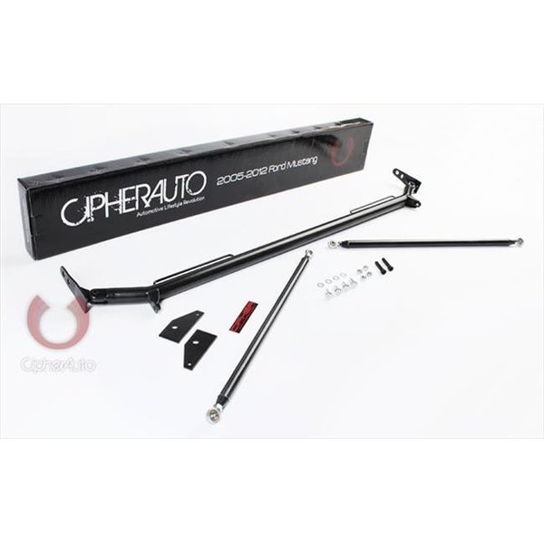 Cipher Cipher CPA5001HB-BK Racing Harness Bar Black Powder Coated; 2005-2012 Ford Mustang; CPA5001HB-BK